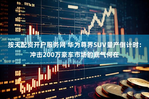 按天配资开户服务网 华为尊界SUV量产倒计时：冲击200万豪车市场的底气何在